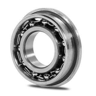 SSFR156 OPEN FLANGED STAINLESS 4.762X7.937X2.778 MINATURE BALL BEARING